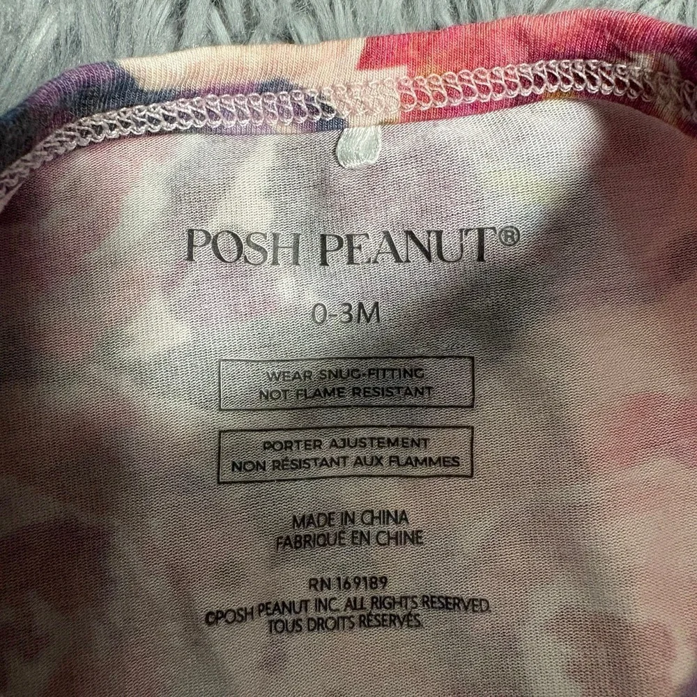 Posh Peanut Floral Bamboo Sleeper Baby Infant‎ 0-3 Months Soft Stretchy
